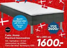 Bilka Huma Premium boxmadras tilbud