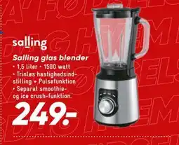 Bilka Salling glas blender tilbud