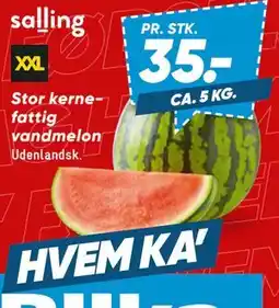 Bilka Stor kerne fattig vandmelon tilbud