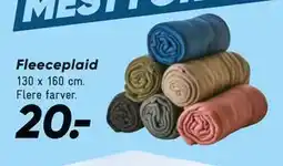 Bilka Fleeceplaid tilbud