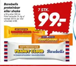 Bilka Barebells proteinbar eller shake tilbud