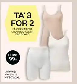 Bilka TA' 3 FOR 2 PÅ VRS SØMLØST UNDERTØJ tilbud
