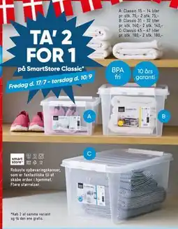 Bilka TA’ 2 FOR 1 på SmartStore Classic tilbud