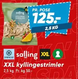 Bilka XXL kyllingestrimler tilbud