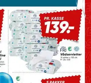Bilka Vådservietter tilbud