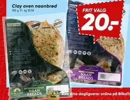 Bilka Clay oven naanbrød tilbud