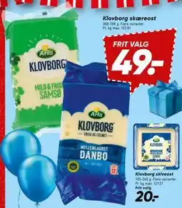 Bilka Klovborg skæreost tilbud