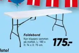 Bilka Foldebord tilbud