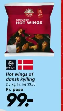 Bilka Hot wings af dansk kylling tilbud
