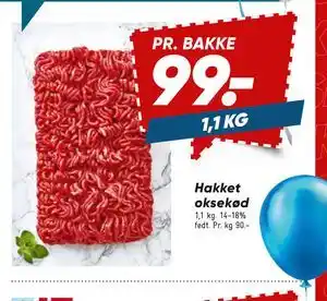 Hakket oksekød
