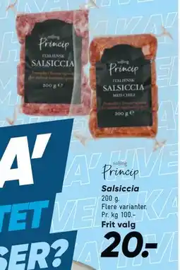 Bilka Salsiccia tilbud