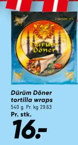 Bilka Dürüm Döner tortilla wraps tilbud