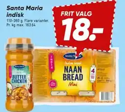 Bilka Santa Maria indisk tilbud
