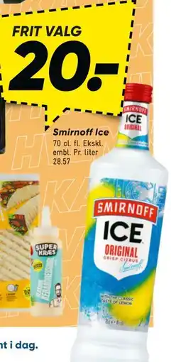 Bilka Smirnoff Ice tilbud