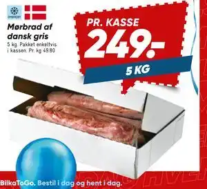 Bilka Mørbrad af dansk gris tilbud