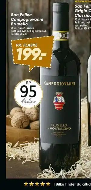 Bilka San Felice Campogiovanni Brunello tilbud