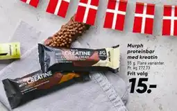 Bilka Murph proteinbar med kreatin tilbud