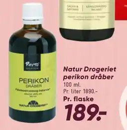 Bilka Natur Drogeriet perikon dråber tilbud