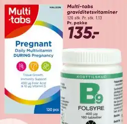 Bilka Multi-tabs graviditetsvitaminer tilbud