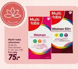 Bilka Multi-tabs vitaminer tilbud