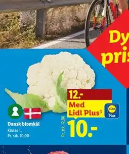 Lidl Dansk blomkål tilbud