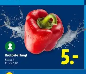 Lidl Rød peberfrugt tilbud
