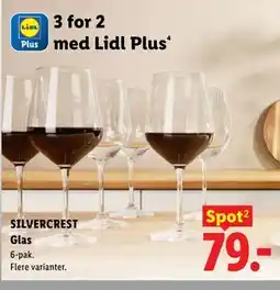 Lidl SILVERCREST Glas tilbud