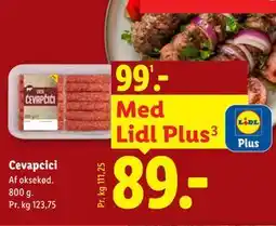 Lidl Cevapcici tilbud