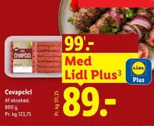 Lidl Cevapcici tilbud