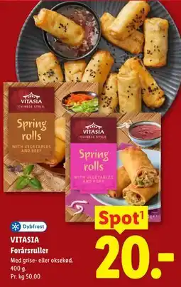 Lidl VITASIA Forårsruller tilbud
