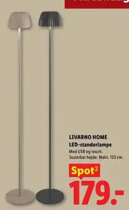Lidl LIVARNO HOME LED-standerlampe tilbud