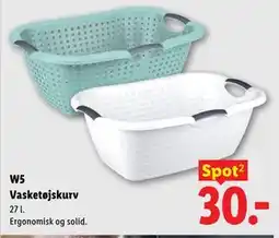 Lidl W5 Vasketøjskurv tilbud
