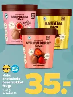 Netto Koko chokoladeovertrukket frugt tilbud