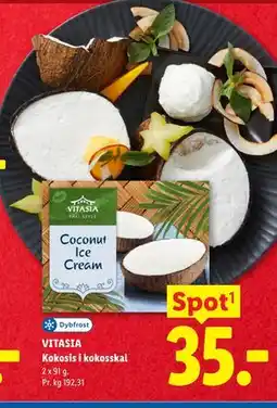 Lidl VITASIA Kokosis i kokosskal tilbud