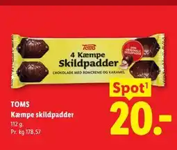 Lidl TOMS Kæmpe skildpadder tilbud