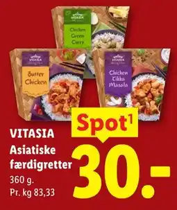Lidl VITASIA Asiatiske færdigretter tilbud