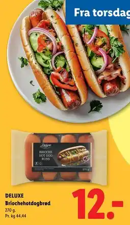 Lidl DELUXE Briochehotdogbrød tilbud