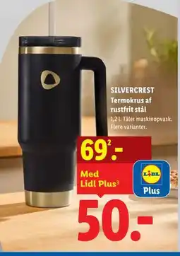 Lidl SILVERCREST Termokrus af rustfrit stål tilbud