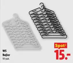 Lidl W5 Bøjler tilbud