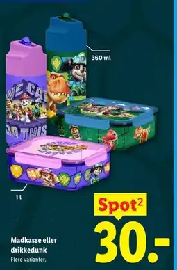 Lidl Madkasse eller drikkedunk tilbud