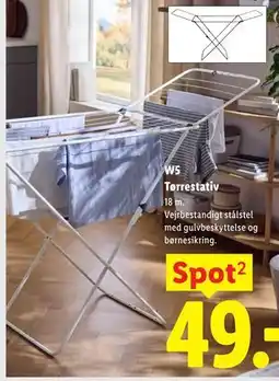 Lidl W5 Tørrestativ tilbud