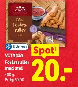 Lidl VITASIA Forårsruller med and tilbud