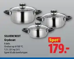 Lidl SILVERCREST Grydesæt tilbud