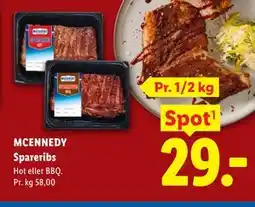 Lidl MCENNEDY Spareribs tilbud