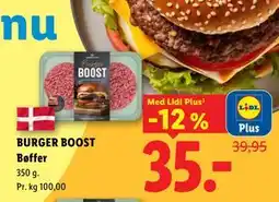 Lidl BURGER BOOST Bøffer, App-pris tilbud