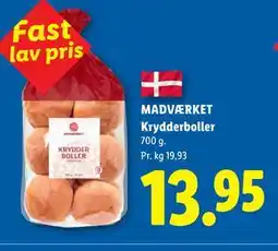Lidl MADVÆRKET Krydderboller tilbud