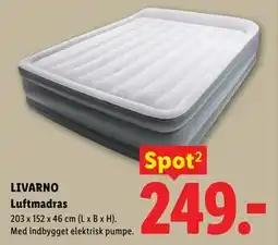 Lidl LIVARNO Luftmadras tilbud