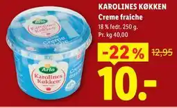 Lidl KAROLINES KØKKEN Creme fraiche tilbud