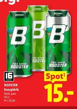 Lidl BOOSTER Energidrik tilbud