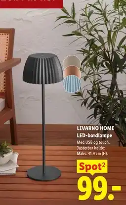 Lidl LIVARNO HOME LED-bordlampe tilbud
